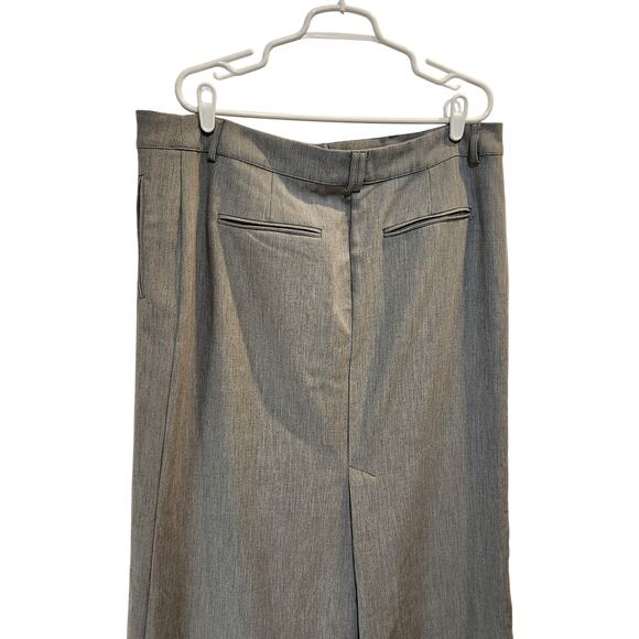 Barneys New York x Forever 21 Straight Pencil Polished Maxi Skirt Gray Size 1X - Picture 4 of 10